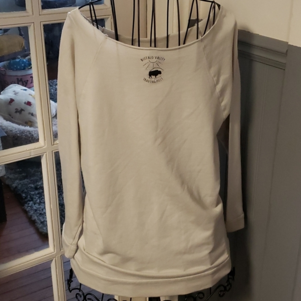 Next Level Apparel White Bee Kind Sweatshirt - Picture 6 of 8